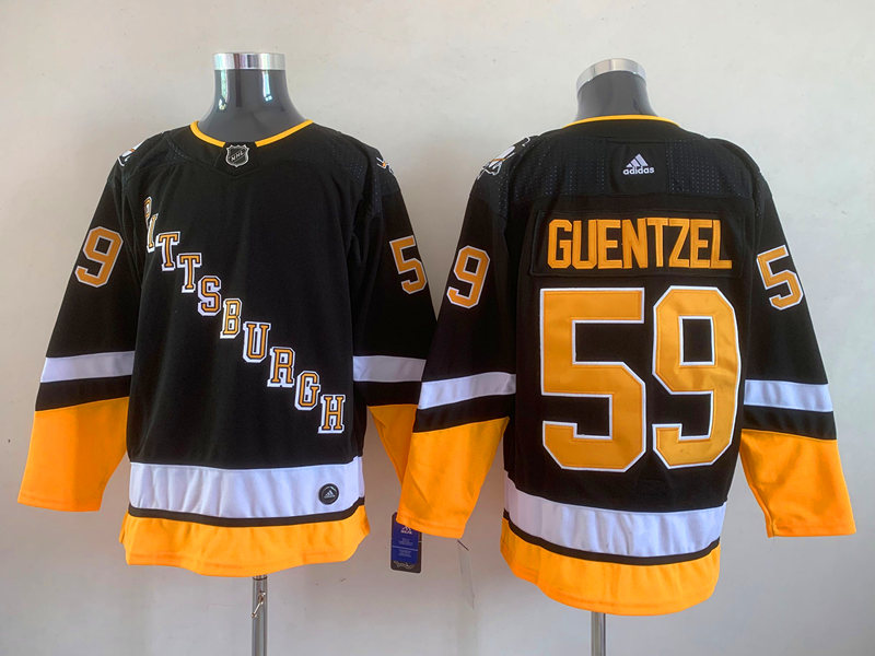 Men's Pittsburgh Penguins Jake Guentzel #59 Black Jersey